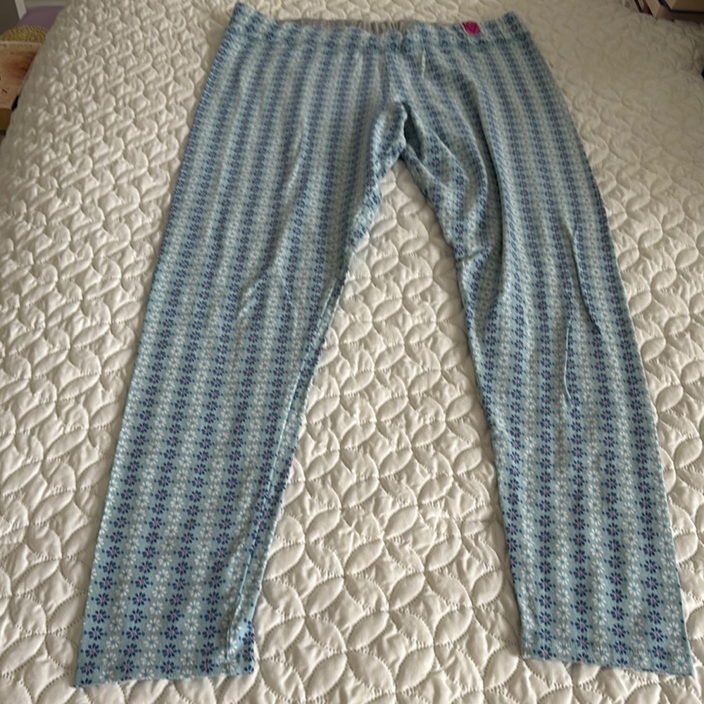 Vera Bradley Floral Leggings Pants PJ bottoms  Super Soft Sz XL
